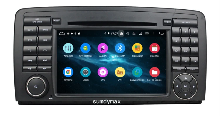 Top Octa Core 2 din Android 9.0 Car DVD player GPS Stereo Radio for Mercedes Benz R Class W251 R280 R300 R320 R350 with wifi 7