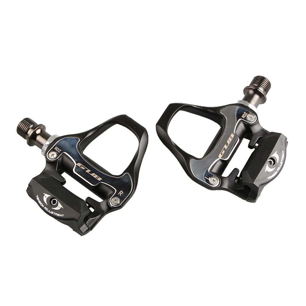 

GUB Road Bike Self-locking Pedals Lightweight Aluminum Alloy CR-MO Cycling Pedals 2018 New Arrival Pedals Bike Parts
