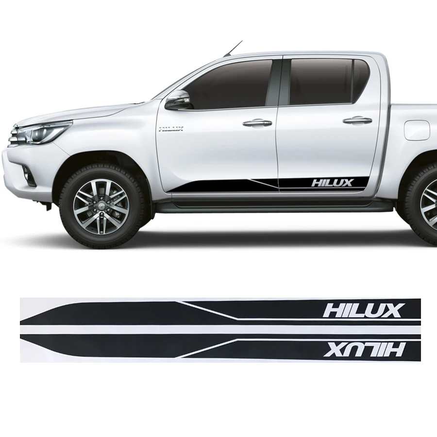 Buy hilux racing side stripe graphic Vinyl sticker for