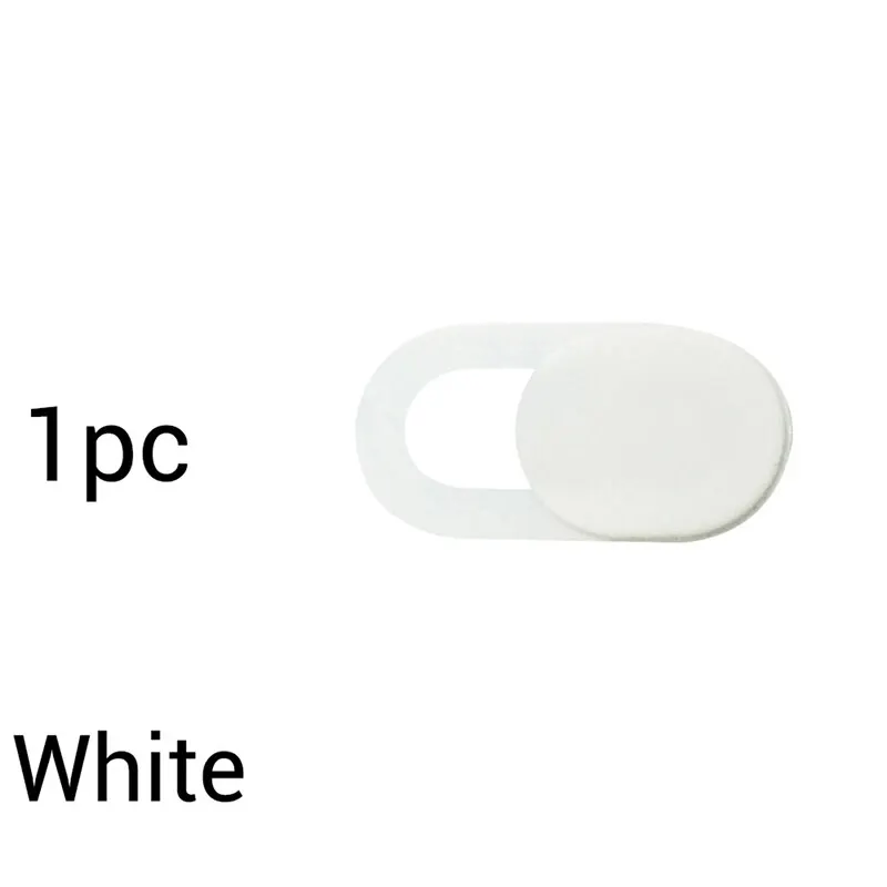 1 шт веб-камера крышка пластиковая универсальная камера Крышка для веб-ноутбука iPhone ПК Ноутбуки наклейка - Цвет: withe 1pc