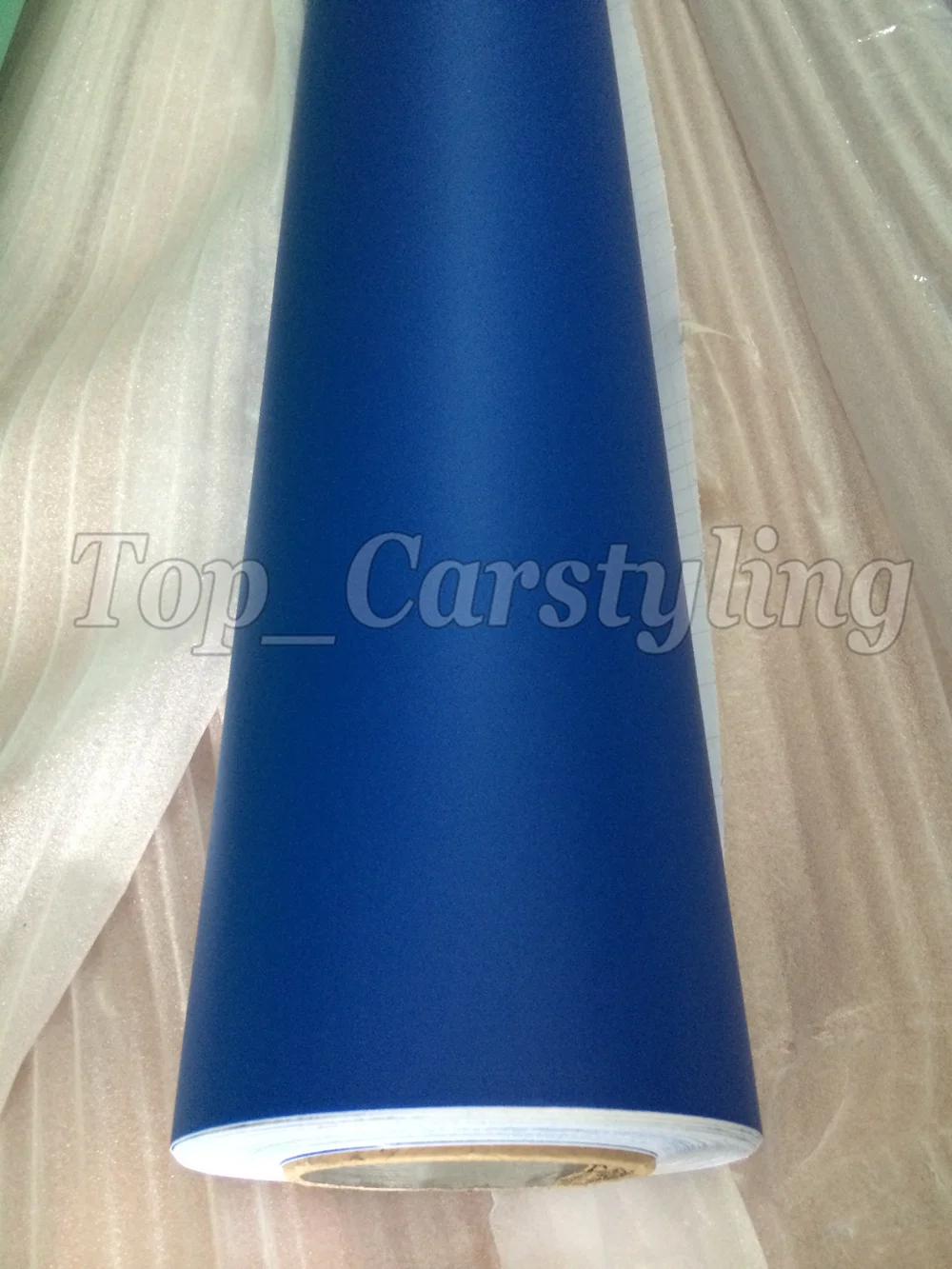 Dark blue matte vinyl 3M 1080 matt car wrapping sticker foil film hexis (2)