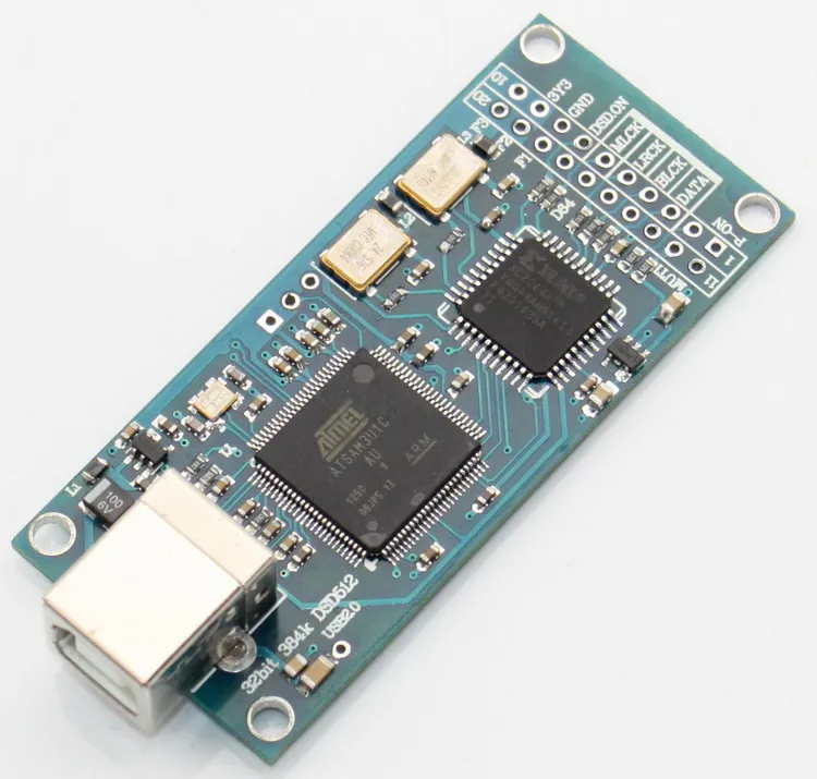 USB IIS Digital Interface Daughter Card Supports DSD512 32b 384K Based Amanero for amplifier | Электроника