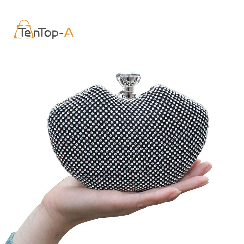 Silver Heart Metallic Novelty Precious Bag main image 0