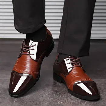47Size Luxury Business Leather Shoes Men Oxford Breathable Rubber Formal Dress Shoes Male Office Wedding Footwear Mocassin Homme 47Size Luxury Business Leather Shoes Men Oxford Breathable Rubber Formal Dress Shoes Male Office Wedding Footwear Mocassin Homme