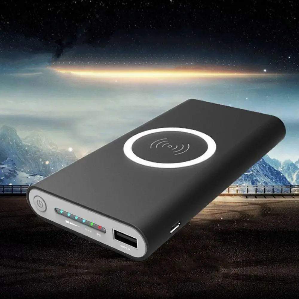 Wireless 10000mah powerbank battery external power bank Charge portable charger pawerbank pawer supply poverbank for xiaomi Wireless 10000mah powerbank battery external power bank Charge portable charger pawerbank pawer supply poverbank for xiaomi