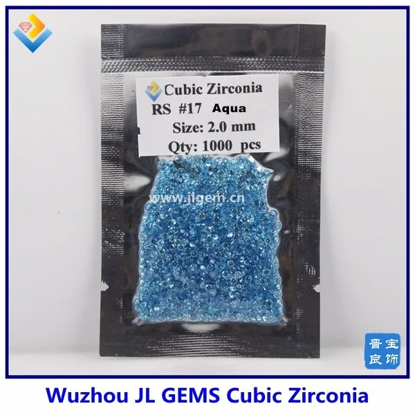 aqua round cz