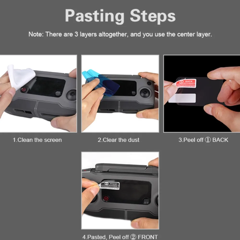 2Pcs-Remote-Control-Screen-Protective-Protection-Film-HD-Pad-Pasting-Kits-For-DJI-MAVIC-2-PRO (3)