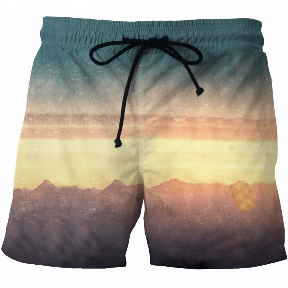 Board shorts men Summer lined Beach Shorts Brand swimwear swimming trunks Male liner Surfing