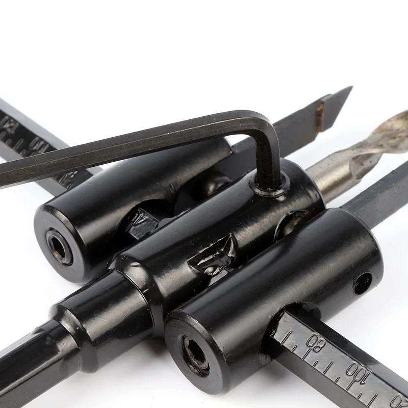 30-200mm Adjustable Wood Drywall Circle Hole Drill Cutter Bit Saw Circle Hole Saw Cutter Drill Bit 