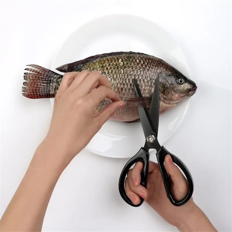 Xiaomi mijia huohou scissors Knife 21cmx9cm Kitchen scissors Stainless Steel flexible Rust prevention For xiaomi smart home kit (7)