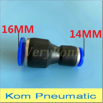 

20PCS/LOT PG 16-14 Pneumatic Unequal Pipe Tube Air Fitting 16mm To 14mm Reducing Quick Connector Joint APG16-14 Coupling PG16-14