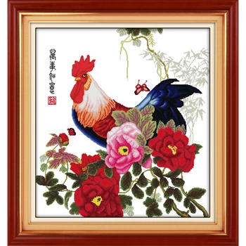 

Everlasting Love Everything Goes Well Ecological Cotton Cross Stitch 11CT And 14CT Printed Christmas New Year