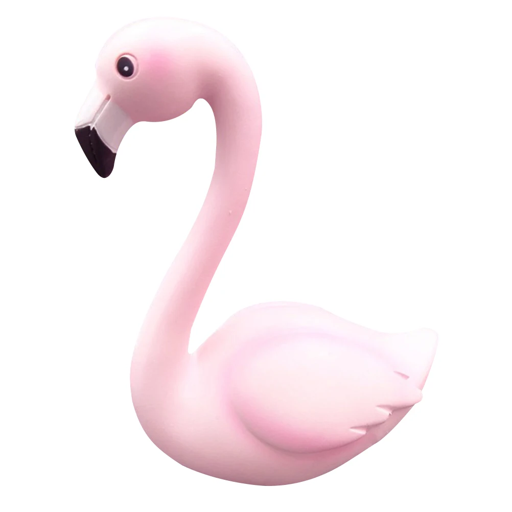 

Car Decoration Nordic Style Love Bird Closing Wings Creative Flamingo Pattern Home Decor Table Stuff Car Ornament