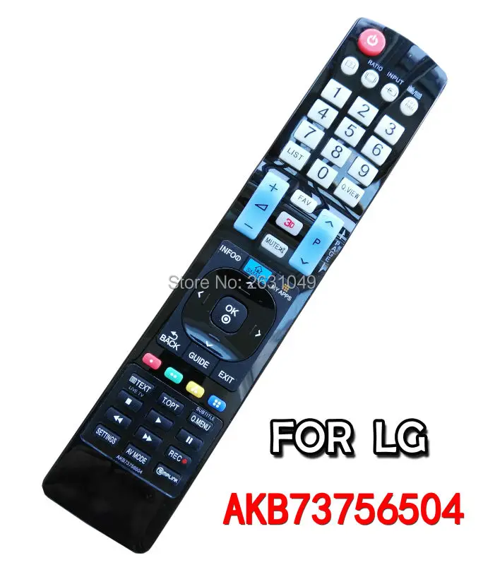 Lekong универсальный пульт дистанционного управления подходит для LG TV AKB73756504 AKB73756510