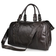 Высококачественная Дорожная сумка из натуральной кожи, мужская спортивная сумка, кожаная сумка для багажа, сумка для переноски, большая сумка-тоут на плечо, большая сумка на выходные