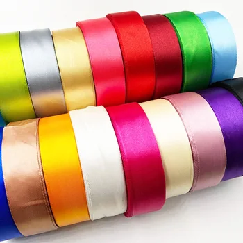 

5 meters 1" 25mm Colors Solid Color Satin Ribbons