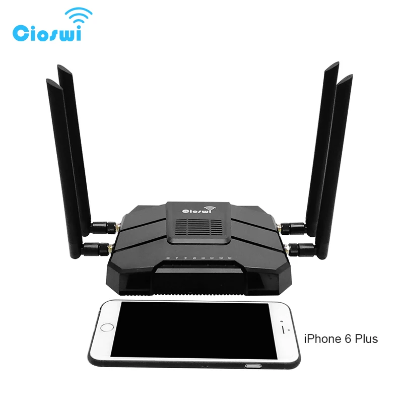 Cioswi 3 г 4G модем роутер беспроводной wifi с сим картой слот 2. Гц/5 0 ГГц репитер 4 * LAN 5dbi