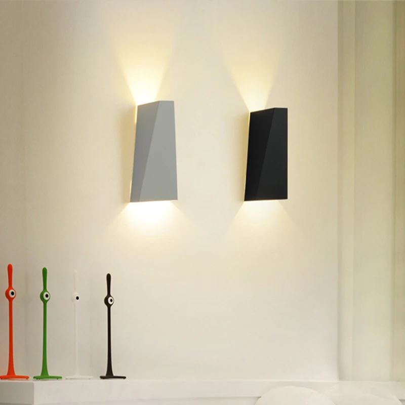Mordern Led Wall Light 10w Dual Head Geometry Lamp Sconces For Mordern Led Wall Light 10w Dual Head Geometry Lamp Sconces For Hall Bedroom Corridor Restroom Bathroom Reading