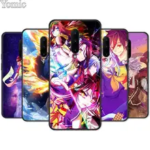 Black Case for Oneplus 7 7 Pro 6 6T 5T Silicone Phone Case for Oneplus 7 7Pro No Game NO life Anime Soft Cover Shell