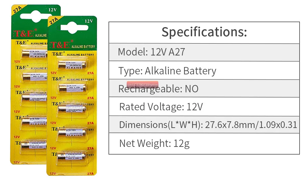 Щелочные батареи G27A MN27 MS27 GP27A A27 L828 V27GA ALK27A A27BP K27A VR27 R27A для дверного звонка пульт