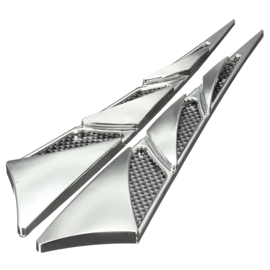 Perfect 1 Pair ABS Universal Car Decorative Air Intake Side Flow Hood