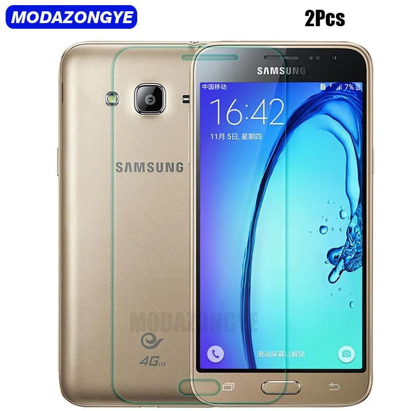 2 шт. для закаленного Стекло samsung J3 Экран протектор для samsung Galaxy J3 J320 J320H J320F SM-J320F защитный пленка