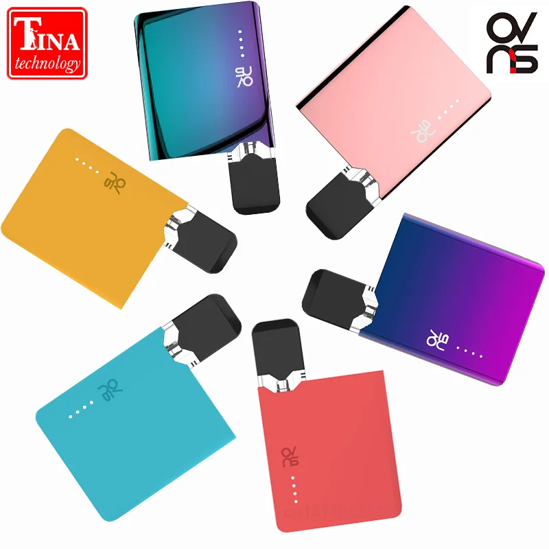 

Original OVNS JC01 Pod Kit E Cigarette With 3pcs 0.7ml Pod Cartridge LED light Built in 400mah Battery Mod Vaper Vaporizer