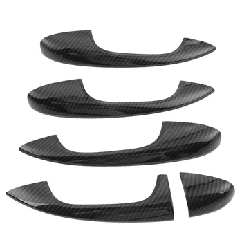 

Car Carbon Fiber Style Door Handle Cover Trim Made of quality ABS material lightweight anti-rust colorfast for Mercedes-Benz