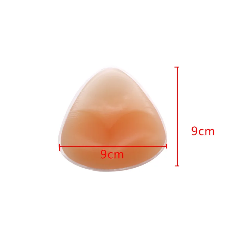 1 пара силиконовых треугольных подушечек для бюстгальтера с эффектом пуш-ап, вкладыши для бюстгальтера с эффектом пуш-ап, невидимые подушечки для женского бикини, купальник с эффектом пуш-ап, накладки на соски