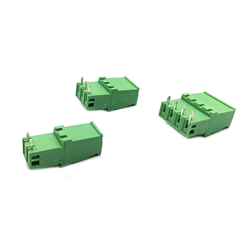 Шаг 5 08 мм 2P 3P 4P Штекерная Клеммная колодка PCB 2edgka 2edgr прямоугольный штырь