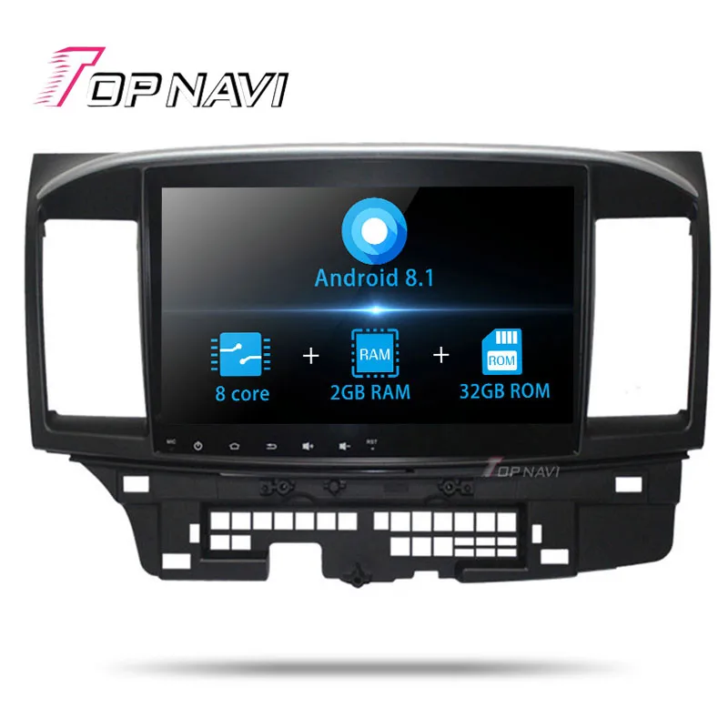 Best 2 Din Android 8.1 10.1 Inch Car GPS Navigation Multimedia player For Mitsubishi Lancer EX 2010 2011 2012 2013 2014 -2016 Stereo 0