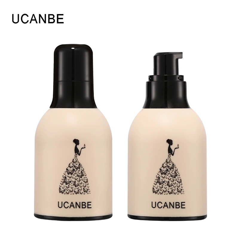 1 шт. долговечный Жидкий тональный крем UCANBE + силиконовый набор для макияжа с