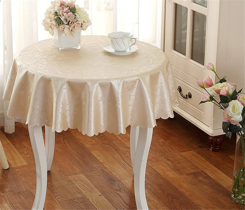 2019 European luxury waterproof Table cloth for kitchen Dinning Decor Party Wedding decoration Tabl