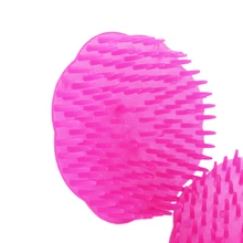 Горячее Силиконовое антистатическое мытье шампунем для волос мягкая Массажная расческа для волос массажёр кожи головы душ расслабляющий тело инструмент