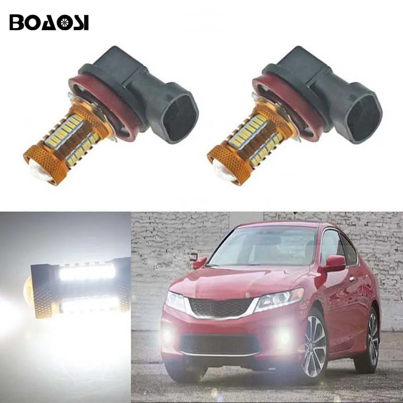 

BOAOSI 2x Super White H8 H11 CREE Chip 4014SMD LED Fog Light Driving Bulbs For Mitsubishi Lancer 2010-2014 Mitsubishi Asx