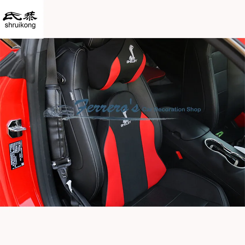 Бесплатная доставка наклейки для автомобиля Стайлинг ford mustang подголовник bellypillow