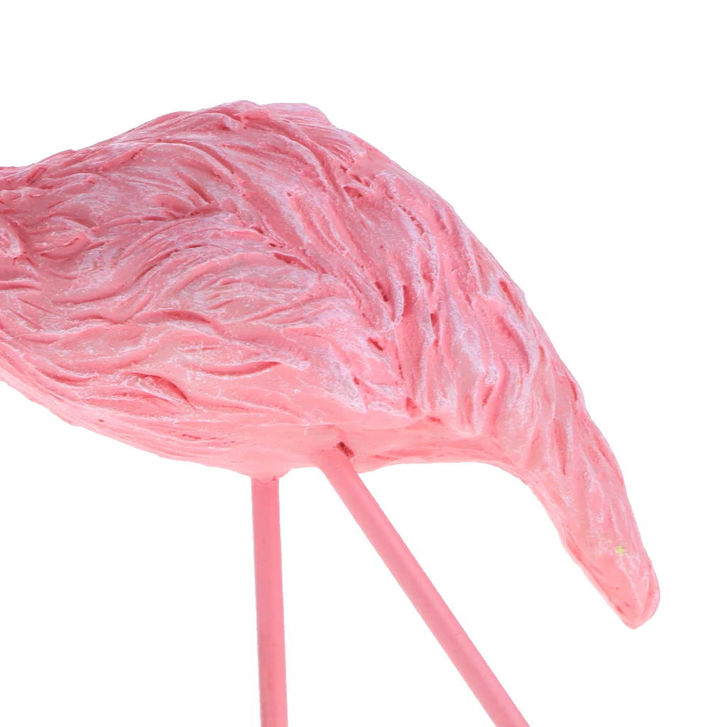 Смола фламинго скульптура птицы фигурка украшение статуи украшение дома животное Фламинго птицы статуя стенд