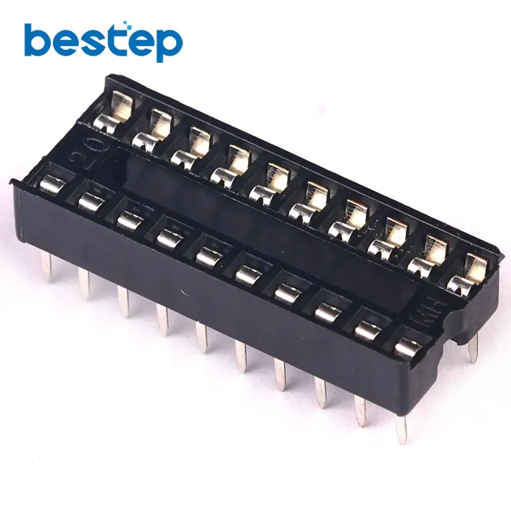 10PCS 20P DIP IC Sockets Adaptor Solder Type 20Pin Integrated Circuit