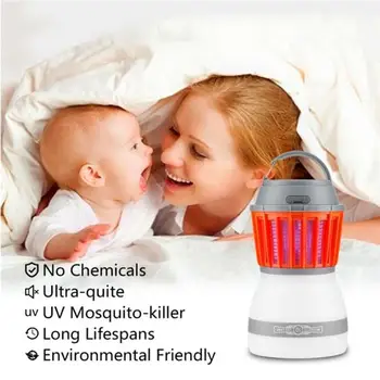 

1pcs Lamps new outdoor mosquito lamp electric LED mosquito lamp USB multifunctional waterproof