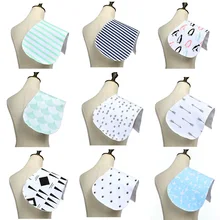 3 pièces/100% coton tissu 3 couches bébé ronflement tissu bébé ronflement ensemble flexion absorbant imperméable nouveau-né doux bébé bavoirs(China)