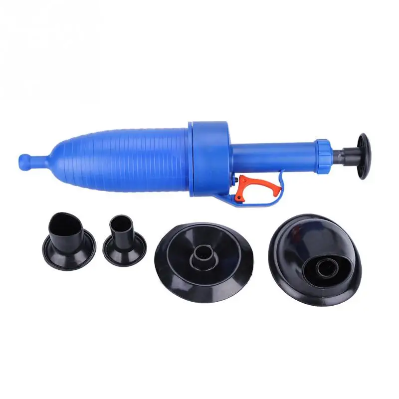 

Pressure Pump Cleaner Unclogs Toilet Hand Powered Plunger Set Bathroom Toilet Suction Cup For Bathtubs Shower Sink Blocked Pipes