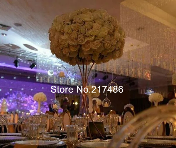 Hot Sale Bling Mental Wedding Column Pillar Walkway Stand For