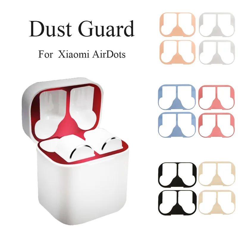 Защита от пыли для Xiaomi Redmi Airdots металлические Bluetooth наушники Mi Air Dots беспроводная