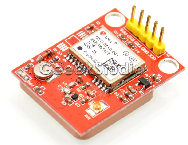 GPS Receiver U blox NEO 6M Module with Ceramic Antenna TTL Interface ...