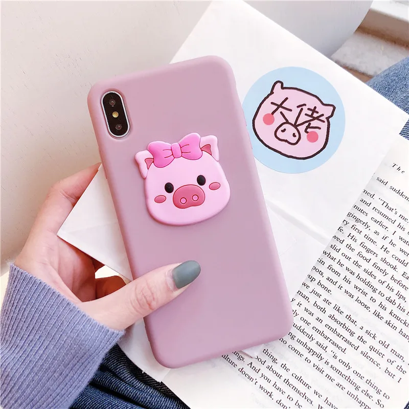 

Silicon Case for Iphone Xr Xs Max Cute Soft Back Cover Candy Color Fundas Capa for Iphone 6 6S 7 8 Plus X Fitted Phone Case Etui