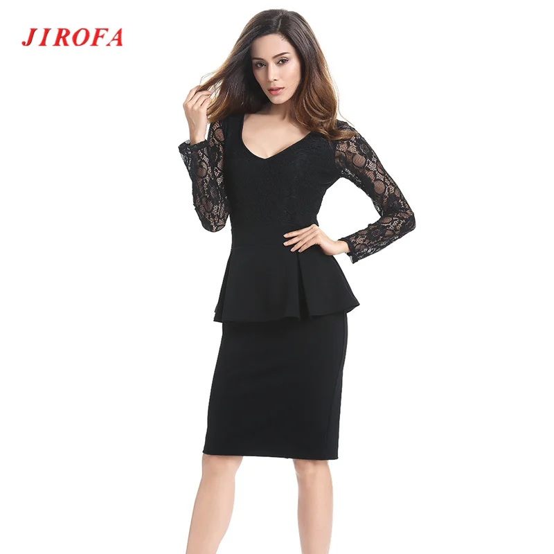 ladies black work dress uk