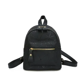 

Fashion Women Lady Girl Mini Backpack PU Leather Elegant Cute mochila feminina Plain small back pack