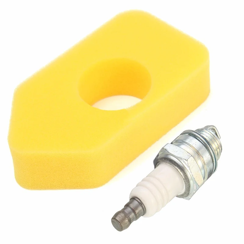 

Lawn Mower Air Filter & Spark Plug for Briggs & Stratton Sprint Engines 698369