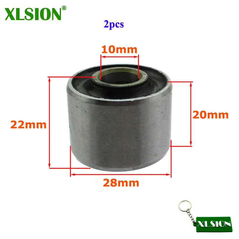 XLSION 2pcs Engine Mount Bushing For GY6 50cc 80cc 4 Stroke 139QMB