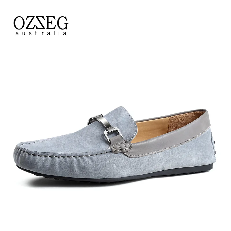 

2018 Men Flat Shoes Genuine Leather Loafers Men Casual Shoes Fashion Moccasins Slip On Men Flats Driving Shoes Male Top Quality